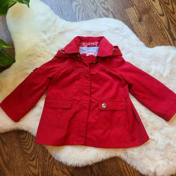 Baby Gal Mayoral Raincoat with Removable Hood Size 24M